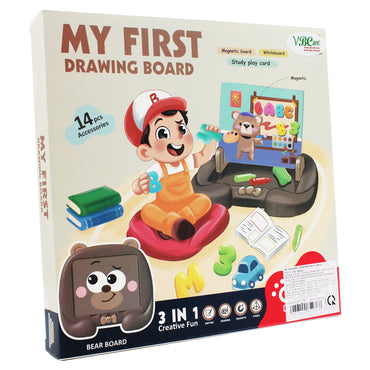 Artist My First Drawing Board | 3in1 Creative Fun With 14 Pcs Accessories